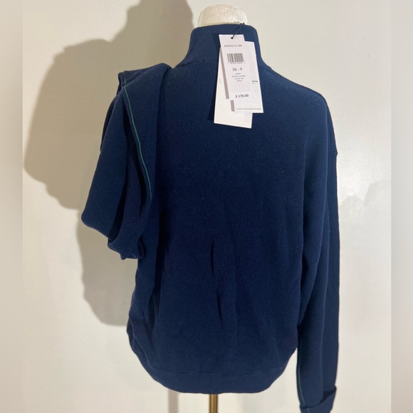 LACOSTE Women's Relaxed Fit Wool High-Neck Sweater - Picture 5 of 9